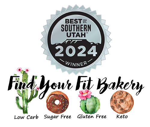 Find Your Fit Bakery logo with the Best of Southern Utah 2024 silver award badge